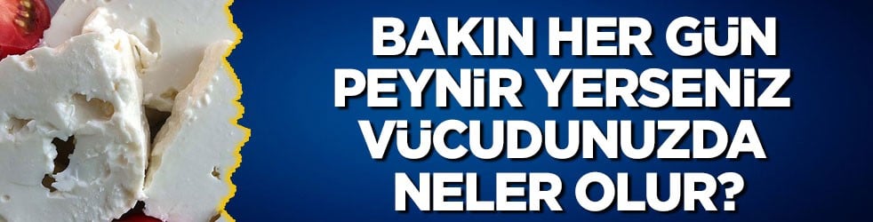 Bakın her gün peynir yerseniz vücudunuzda neler olur?