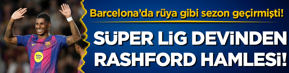 Barcelona'da rüya gibi sezon geçirmişti: Süper Lig devinden Rashford hamlesi