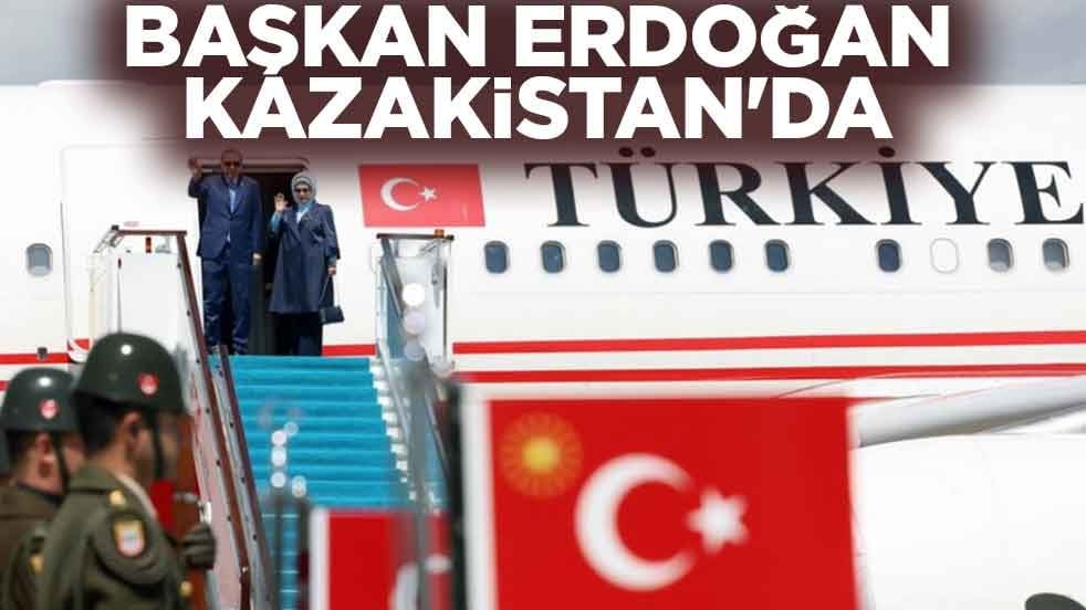 Başkan Erdoğan Kazakistan'da
