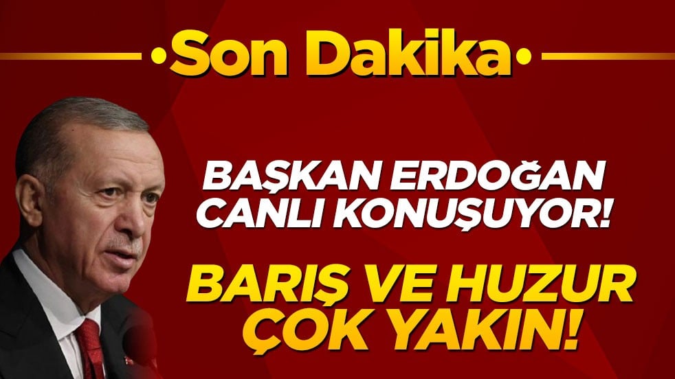 Başkan Erdoğan'dan valiler buluşması programında önemli açıklamalar: Barış ve huzur çok yakın…