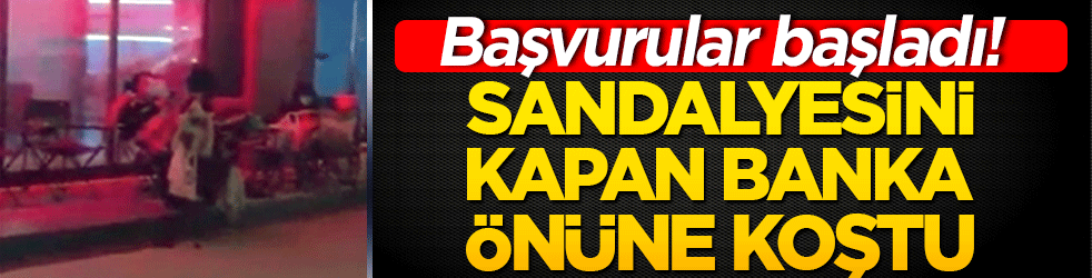 Başvurular başladı! Sandalyesini kapan banka önüne koştu