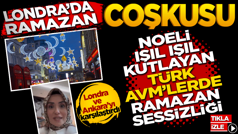Batı'da Ramazan coşkusu, Noel’i ışıl ışıl kutlayan Türk AVM’lerde ramazan sessizliği