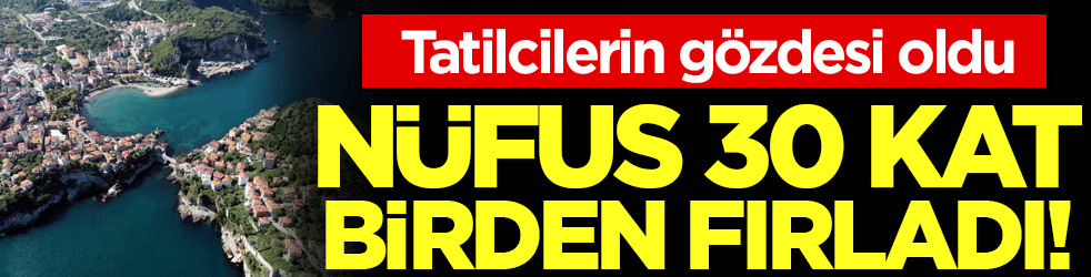 Bayramda resmen akın ettiler: Nüfus 30 kat yükseldi!