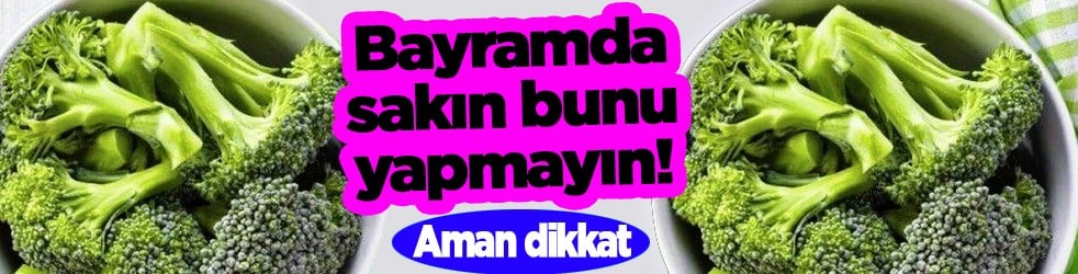 Bayramda sakın yapmayın! Sağlık için en kısa sürede kritik yol: O sebzeler... Gerçek başka çıktı 