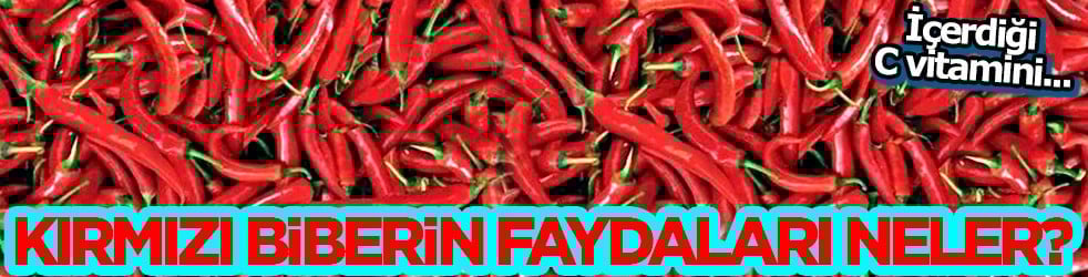Bazılarına dert oldu ama öyle büyük faydaları var ki... Kırmızı biberin faydaları neler? 