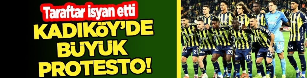 Beklenmedik gelişme: Fenerbahçe taraftarından iki yıldız oyuncuya protesto