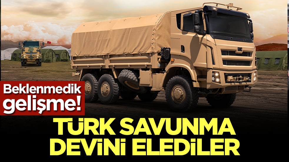 Beklenmedik gelişme: Türk savunma devini elediler