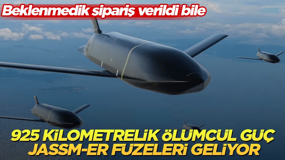 Beklenmedik sipariş verildi bile! 925 kilometrelik ölümcül güç JASSM-ER füzeleri geliyor