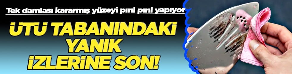 Beyaz sirke mucizesi... Ütü tabanındaki yanık izlerine son! Tek damlası bile...