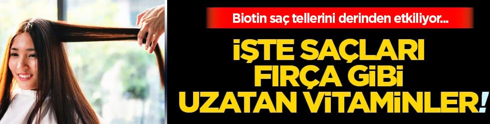 Bile bile bu yanlışa düşmeyin! Saçları fırça gibi uzatan vitaminler: İpek gibi yumuşatıyor