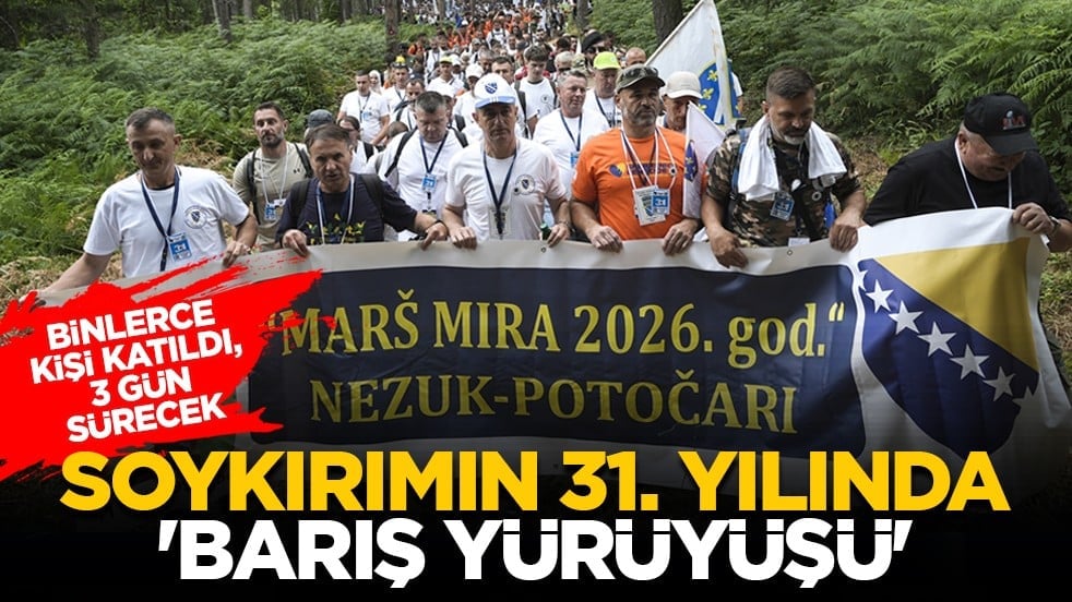 Binlerce kişi katıldı, 3 gün sürecek: Soykırımın 31. Yılında 'Barış yürüyüşü'