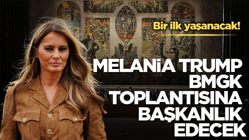 Bir ilk yaşanacak! Melania Trump BMGK toplantısına başkanlık edecek