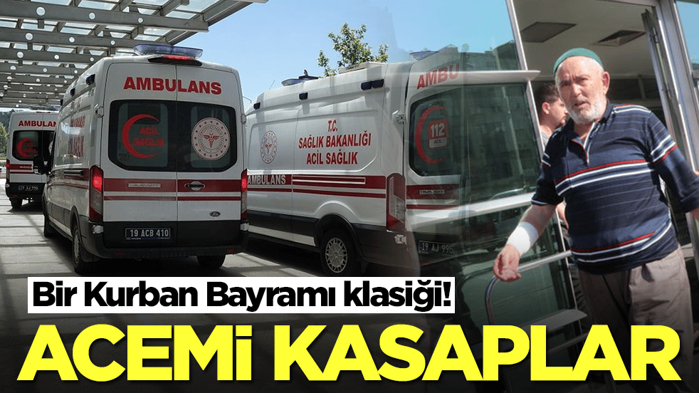 Bir Kurban Bayramı klasiği: Acemi kasaplar