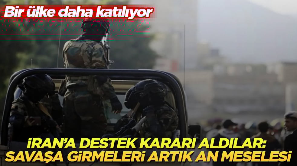 Bir ülke daha katılıyor! İran’a destek kararı aldılar: Savaşa girmeleri artık an meselesi