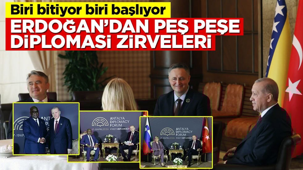 Biri bitiyor biri başlıyor! Erdoğan’dan peş peşe diplomasi zirveleri