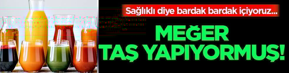 Böbrekleri çökertiyor: Meğer taş yapıyormuş! Sağlıklı diye bardak bardak içiyoruz: