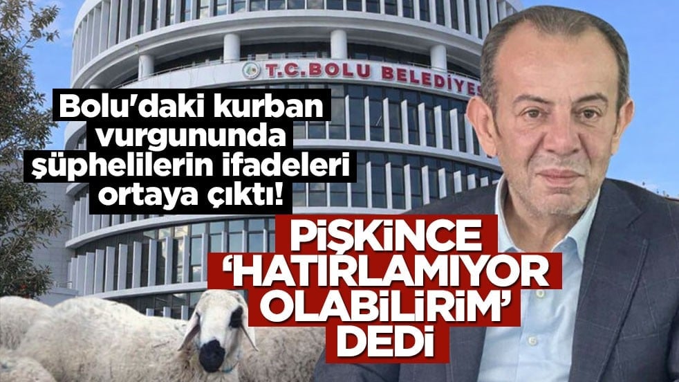 Bolu'daki kurban vurgununda şüphelilerin ifadeleri ortaya çıktı! Tanju "hatırlamıyorum" dedi