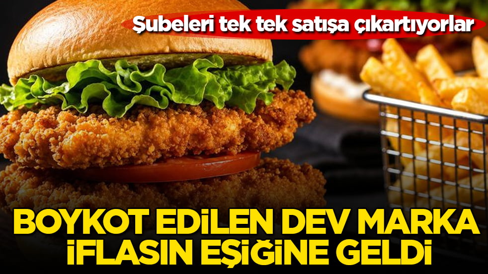 Boykot edilen dev marka iflasın eşiğine geldi! Şubeleri tek tek satışa çıkartıyorlar