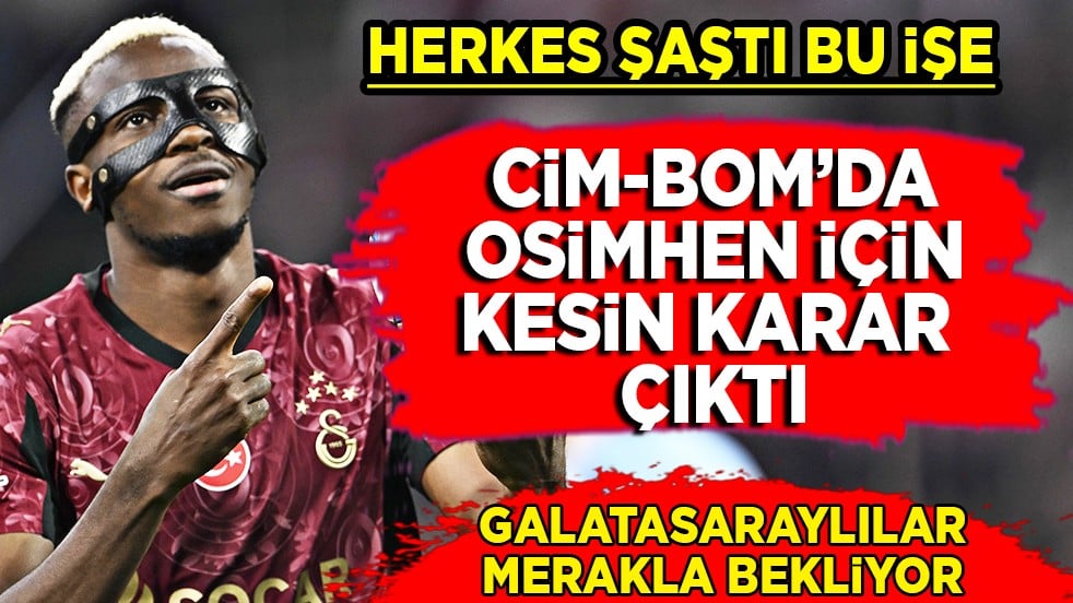 Bu hamle çok konuşulur: Ve Osimhen'in parası hazır, imzalar atılıyor!