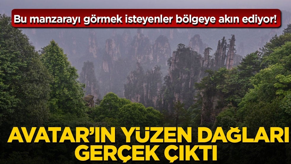 Bu manzarayı görmek isteyenler bölgeye akın ediyor! Avatar’ın yüzen dağları gerçek çıktı
