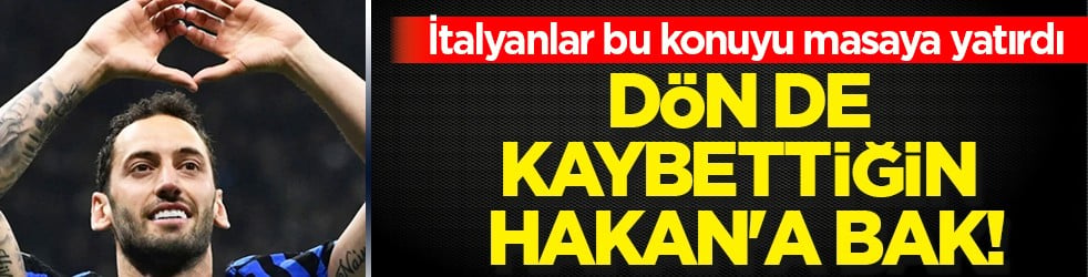 Zaten başarı zordu... Dön de kaybettiğin Hakan'a bak! Milan çöktü