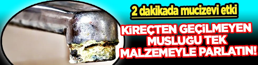 Bu yöntem idare edemez! Olası bir kopmayla sıkıntı yaşanabilir! Kireçli musluklara son veren yöntem...
