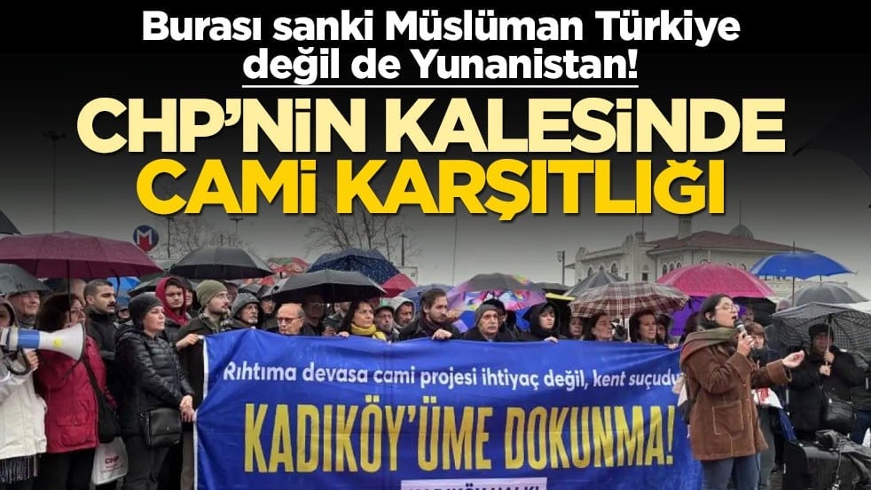 Burası sanki Müslüman Türkiye değil de Yunanistan! CHP’nin kalesinde cami karşıtlığı