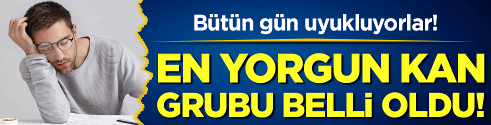 Bütün gün uyukluyorlar: En yorgun kan grubu belli oldu!