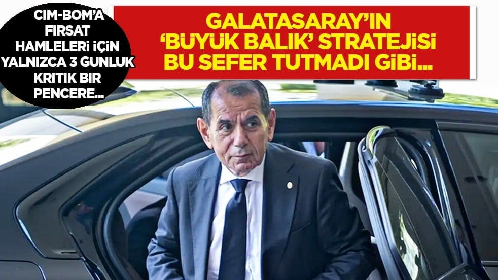 'Büyük balık stratejisi' tarihi bir riskle karşı karşıya... Dursun Özbek'ten dev hamleler: 72 saatte işi bitirecek! 