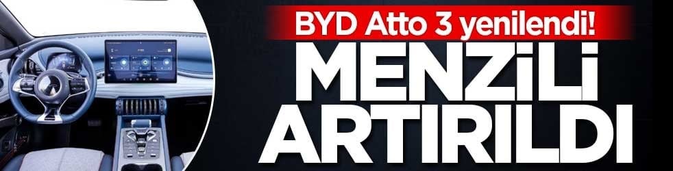 BYD Atto 3 yenilendi! Menzili artırıldı