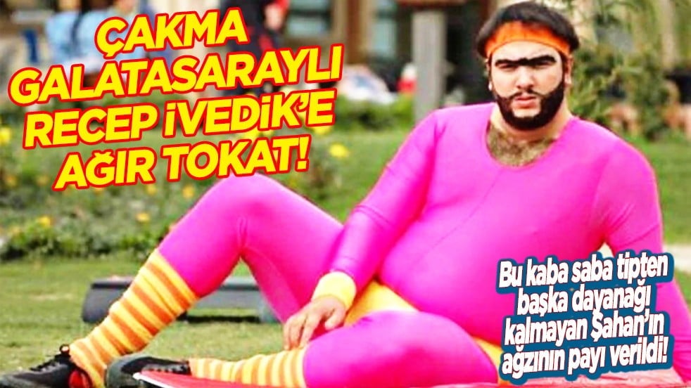 Çakma Galatasaraylı Recep İvedik'in olay çıkışına Levent Tüzemen'den ağır tokat!
