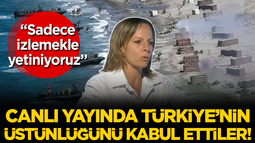 Canlı yayında Türkiye'nin üstünlüğünü kabul ettiler: 'Sadece izlemekle yetiniyoruz'