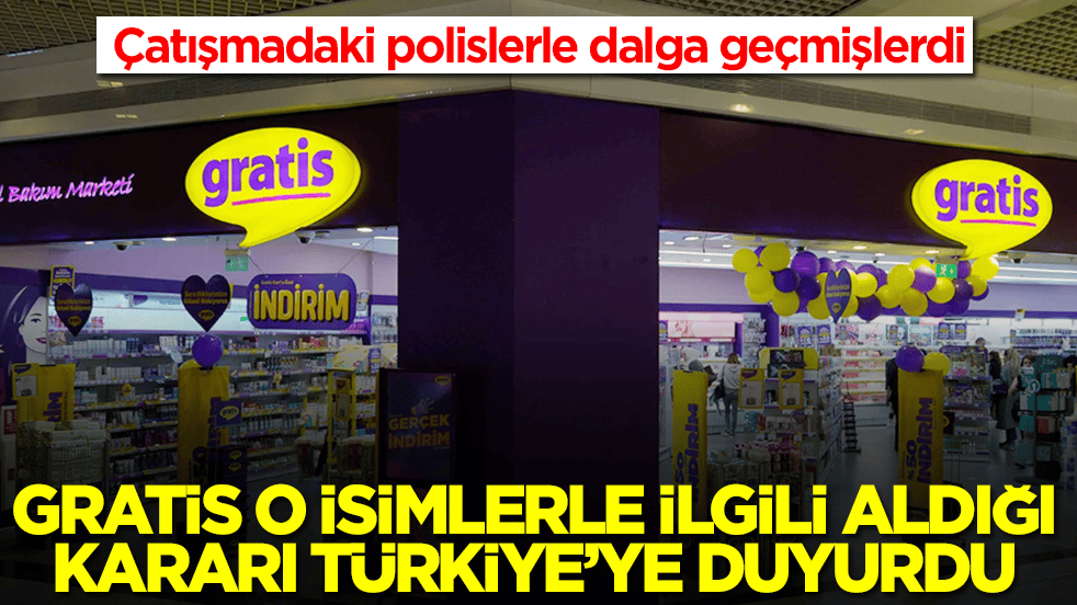 Çatışmadaki polislerle dalga geçmişlerdi! Gratis o isimlerle ilgili aldığı kararı Türkiye'ye duyurdu