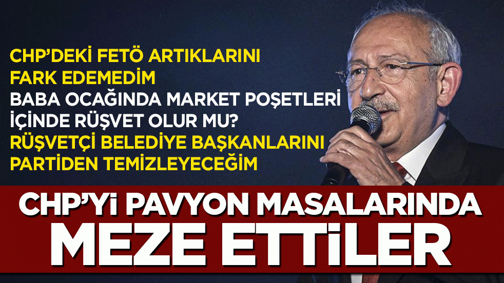 CHP Genel Başkanı Kılıçdaroğlu açıklamalarda bulundu