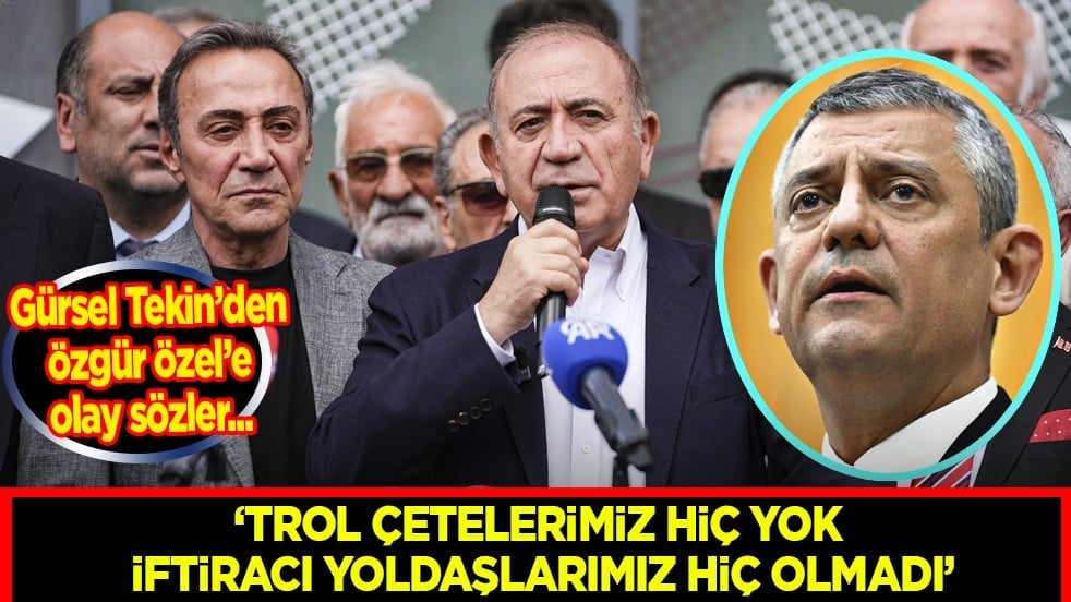 CHP İstanbul İl Başkanlığı'ndan Özgür Özel'e olay sözler! Trol çetelerimiz hiç yok... İftiracı yoldaşlarımız hiç olmadı...