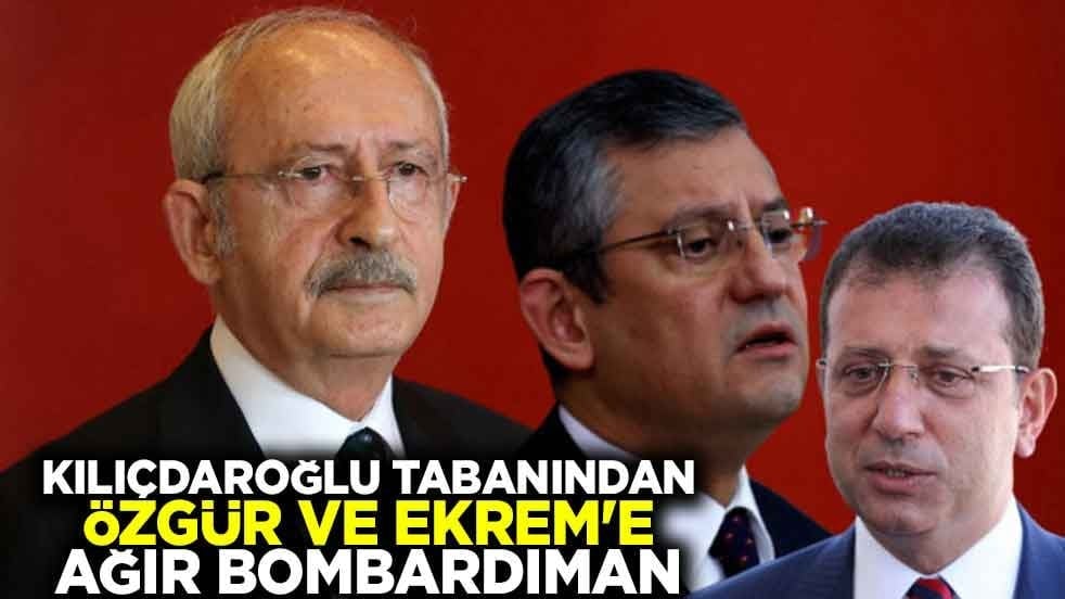 CHP'de koltuk savaşı kızıştı! Kılıçdaroğlu tabanından Özgür ve Ekrem'e ağır bombardıman