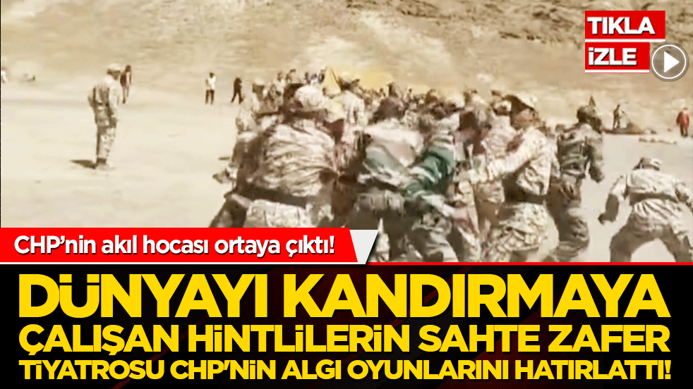 CHP’nin akıl hocası ortaya çıktı! Çin üniforması giyip zafer tiyatrosu oynayarak dünyayı kandırmaya kalktılar