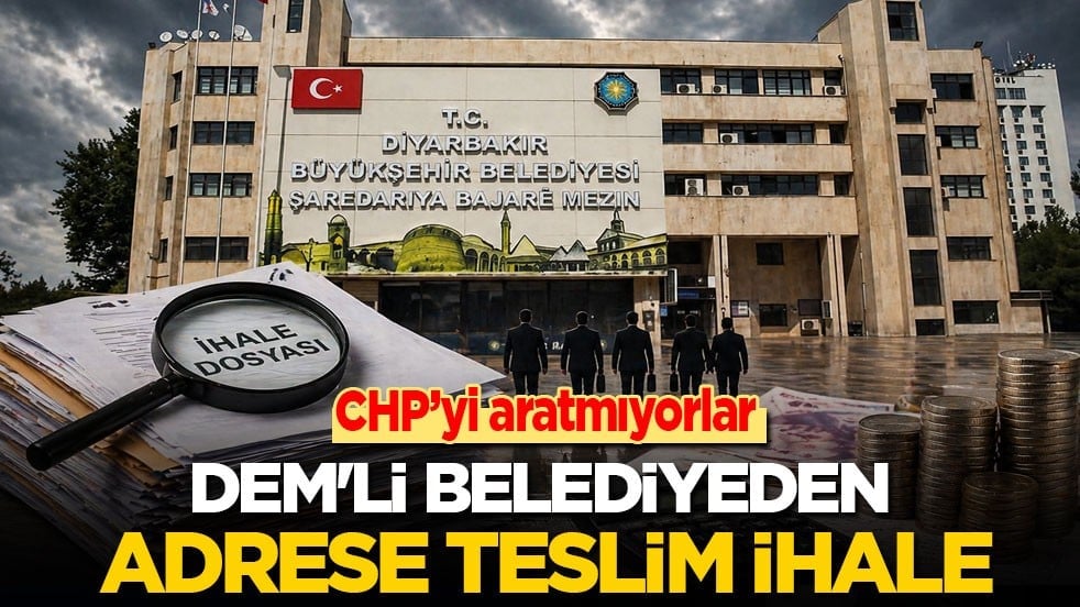 CHP’yi aratmıyorlar: DEM'li belediyeden adrese teslim ihale