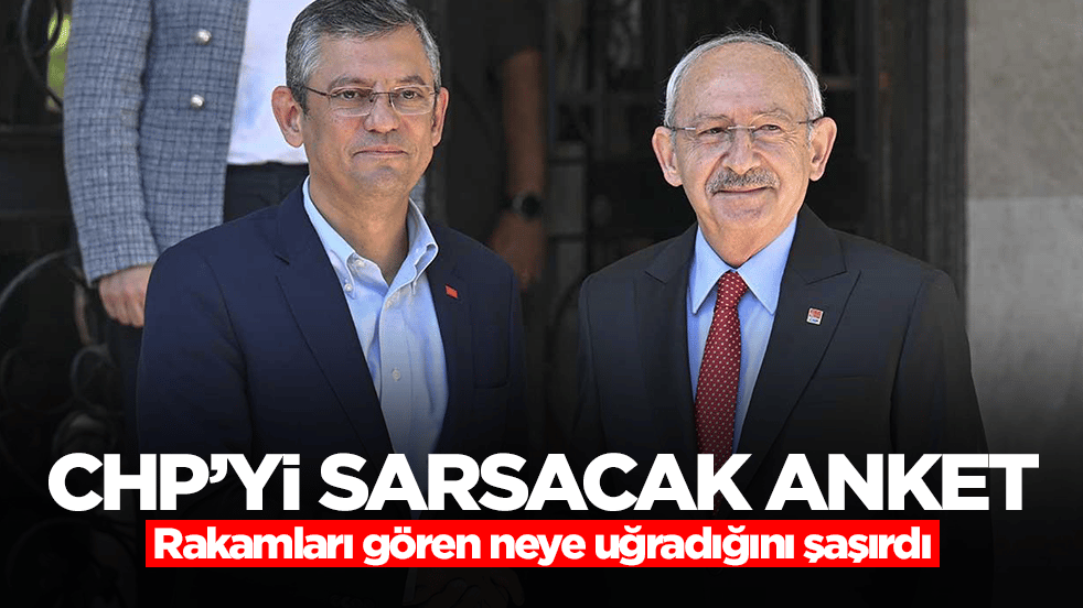 CHP'yi sarsacak anket: Rakamları gören neye uğradığını şaşırdı