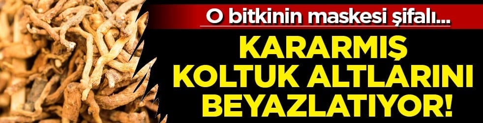Cilt tonunu eşitleme... Kararmış koltuk altlarını beyazlatıyor: O bitkinin maskesi şifalı