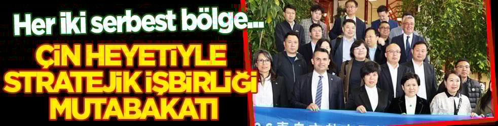 Çin/Şanghay İşbirliği Örgütü Yerel Ekonomik ve Ticari İşbirliği için... Mutabakat yapıldı!