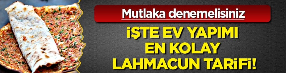Çıtır çıtır ve soğanına kadar tüm püf noktaları... Ev yapımı en kolay lahmacun tarifi