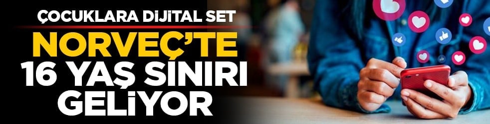 Çocuklara dijital set: Norveç’te 16 yaş sınırı geliyor