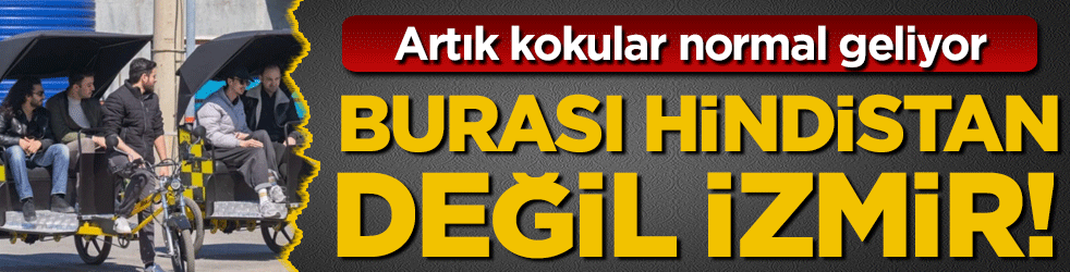 Çöplere aldırış etmediler: Burası Hindistan değil İzmir!