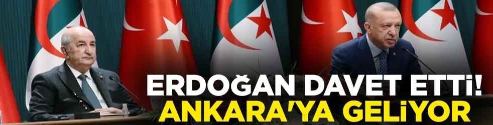 Cumhurbaşkanı Erdoğan davet etti! Ankara'ya geliyor