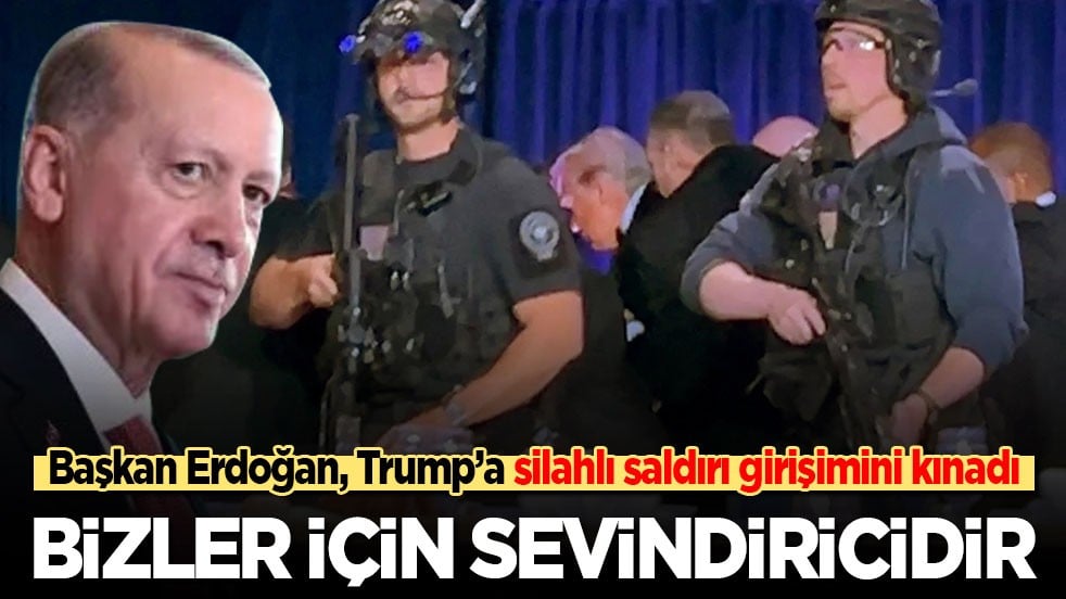 Cumhurbaşkanı Erdoğan, Trump’a silahlı saldırı girişimini kınadı: Bizler için sevindiricidir!