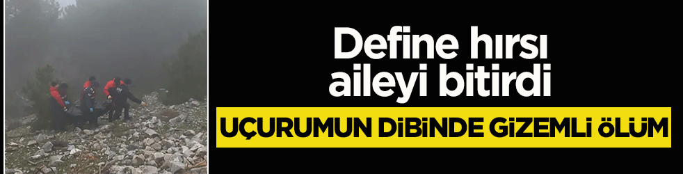 Define hırsı aileyi bitirdi: Mehmet Çiftçi'nin cesedi bir uçurumda bulunmuştu! Cinayetin perde arkasında öz eşi ve oğlu çıktı