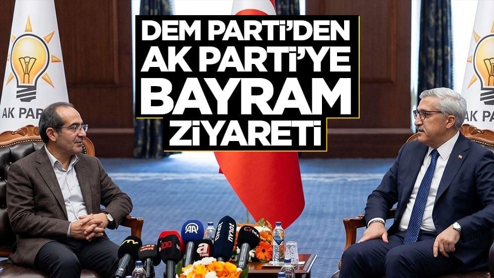 DEM Parti'den AK Parti'ye bayram ziyareti