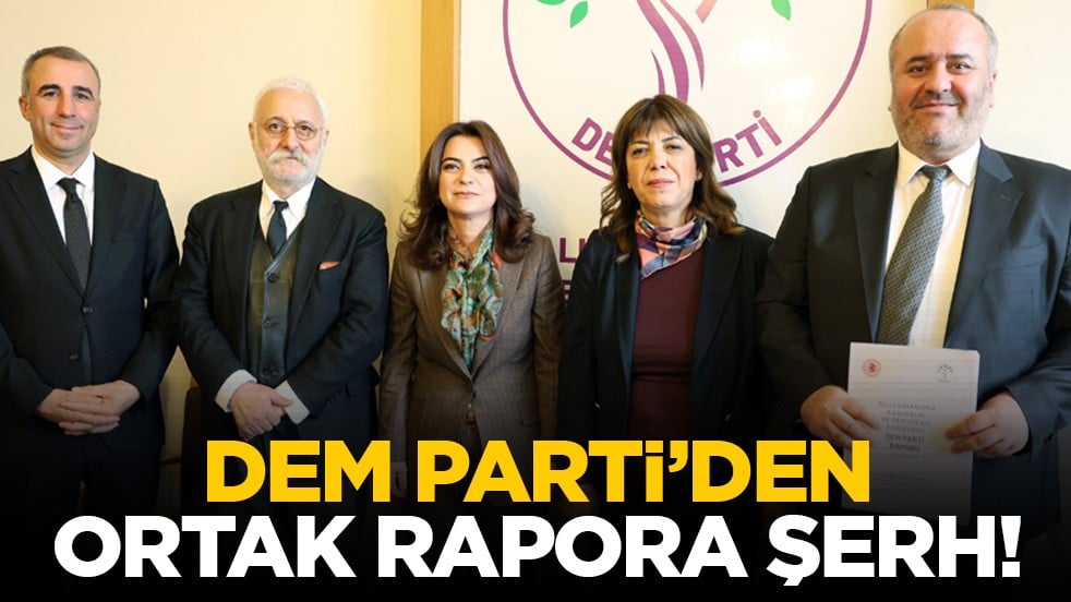 DEM Parti’den ortak rapora şerh!