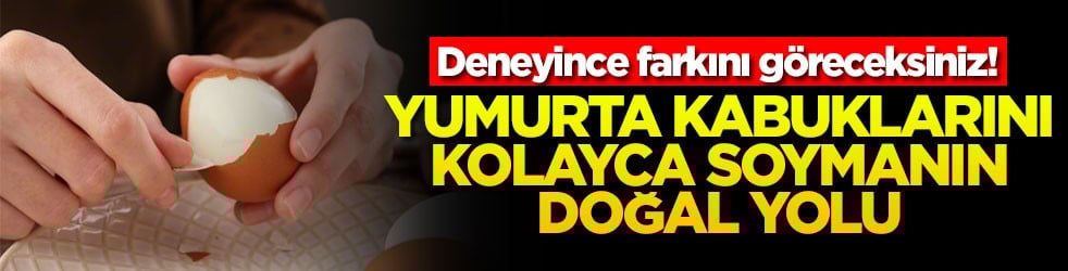 Deneyince farkını göreceksiniz! Yumurta kabuklarını kolayca soymanın doğal yolu